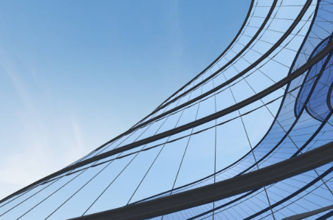 Abstract Blue Network